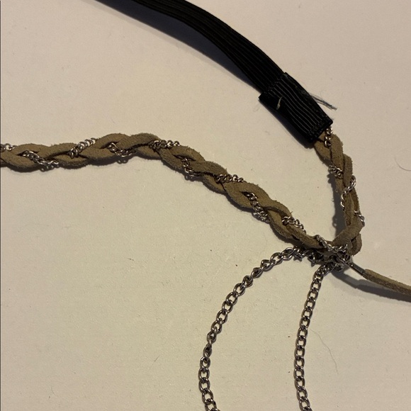 Boho Feather Headband with Chain - Picture 3 of 4